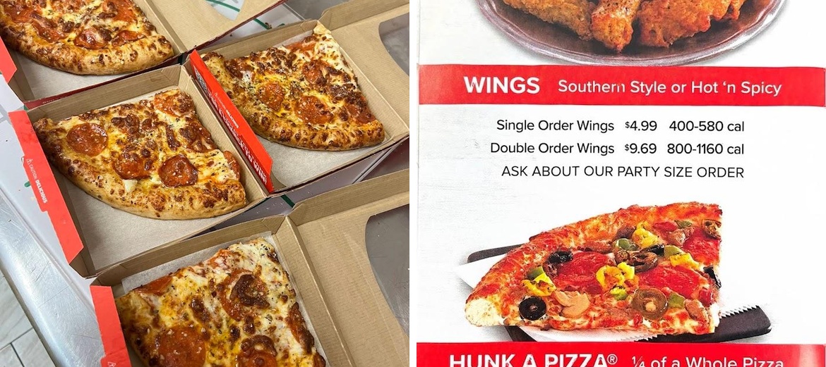Hunt Brothers Pizza Menu